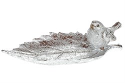 Птица на листике (серебро)